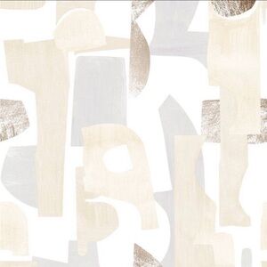 Tempaper removeable wallpaper Geo composition Driftwood & Lavender
